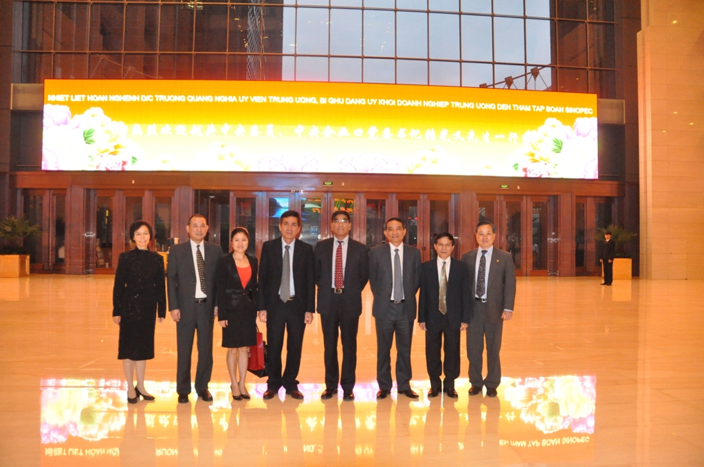 Thăm và làm việc với Tập đoàn Dầu mỏ - Hóa chất Trung Quốc SINOPEC