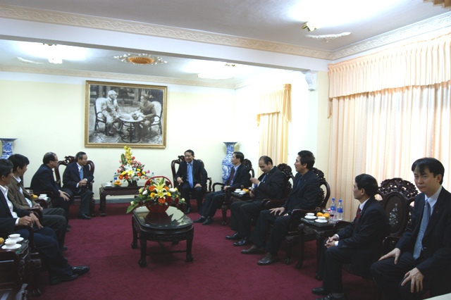 Quang cảnh buổi tiếp