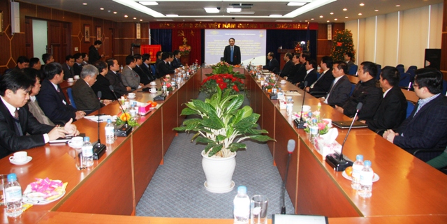 Quang cảnh chuyến thăm tại Vinaconex