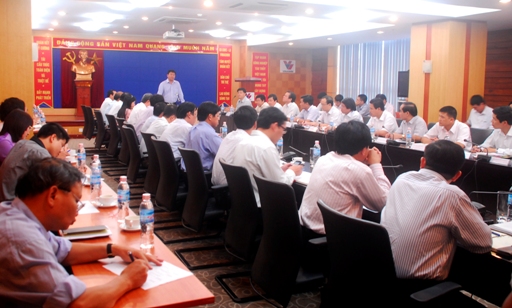 Bộ trưởng làm việc với Tập đoàn