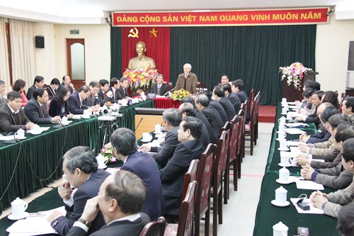 Toàn cảnh buổi làm việc