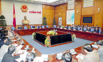 Toàn cảnh buổi họp (Ảnh: Chính Phủ)