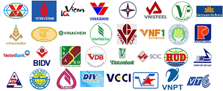 Một số logo của các đơn vị trực thuộc Khối Doanh nghiệp Trung ương (Ảnh: PV)
