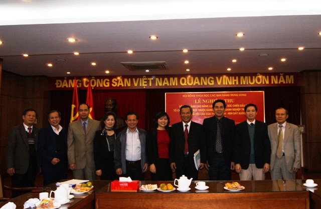 Tập thể tác giả Đề tài và Hội đồng Khoa học.