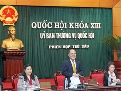 Phiên họp thứ 6, Ủy ban Thường vụ Quốc hội khóa XIII: