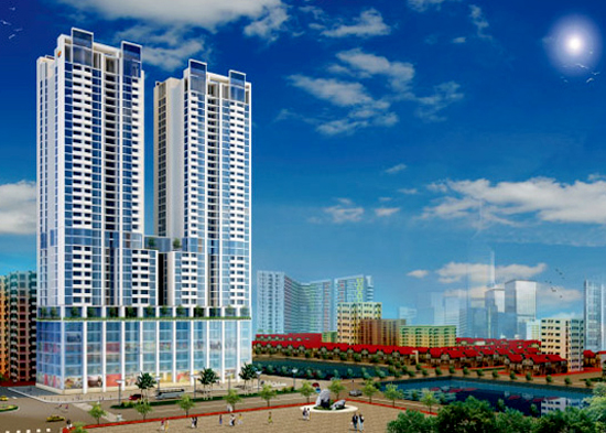 Phối cảnh dự án New Skyline