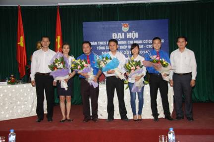 Ban chấp hành Chi đoàn thanh niên Cơ quan Tổng Công ty ra mắt 