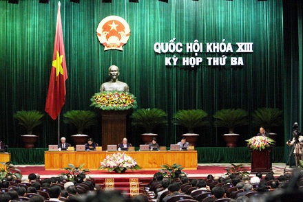 Toàn cảnh kỳ họp thứ 3 Quốc hội khóa XII