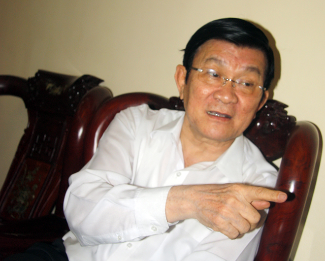 Chủ tịch nước Trương Tấn Sang - Ảnh: Viễn Sự