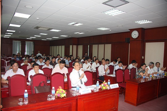 Đông đủ các đảng ủy trực thuộc tham dự Hội nghị