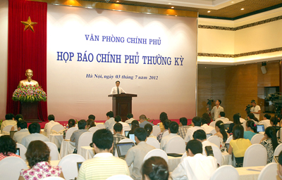 QUang cảnh buổi họp báo