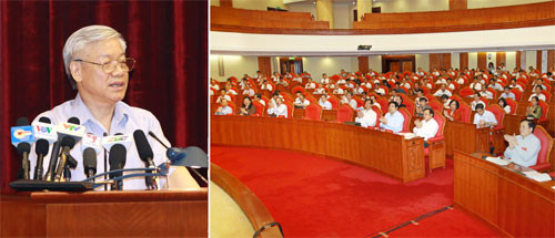 Tổng Bí thư Nguyễn Phú Trọng chủ trì Hội nghị cán bộ toàn quốc