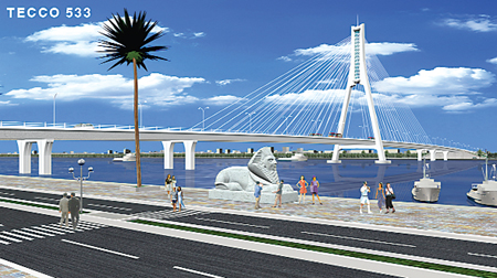 Phối cảnh cầu Nhật Lệ 2