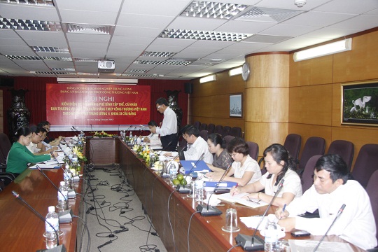 Đồng chí Phạm Huy Hùng phát biểu khai mạc Hội nghị