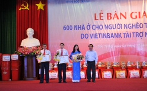 Đây là năm thứ 3 liên tiếp mà Sóc Trăng nhận được tài trợ an sinh xã hội từ VietinBank