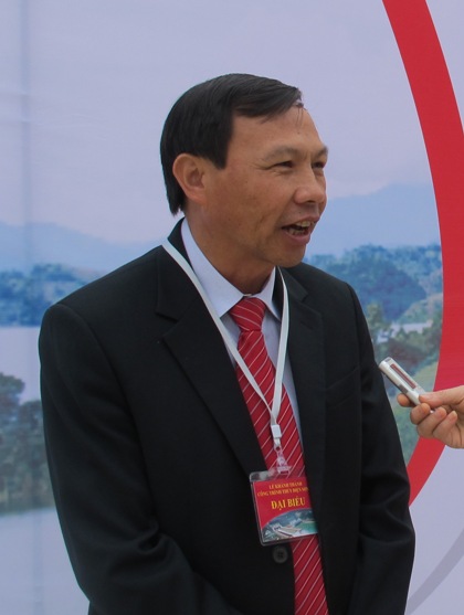 Ông Nguyễn Kim Tới - Phó Tổng giám đốc Tổng Công ty Sông Đà, nguyên Giám đốc Ban điều hành Dự án Thủy điện Sơn La chia sẻ cảm xúc khi Nhà máy Thủy điện Sơn La được khánh thành