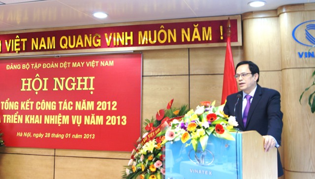 Đồng chí Nguyễn Văn Ngọc, Phó Bí thư Đảng ủy Khối DNTW phát biểu chỉ đạo tại Hội nghị.