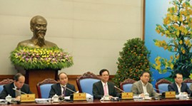 Phiên họp thường kỳ Chính phủ tháng 1