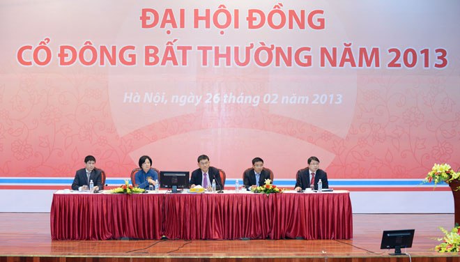 Ban chủ tọa Đại hội. Ảnh: Mạnh Thắng.