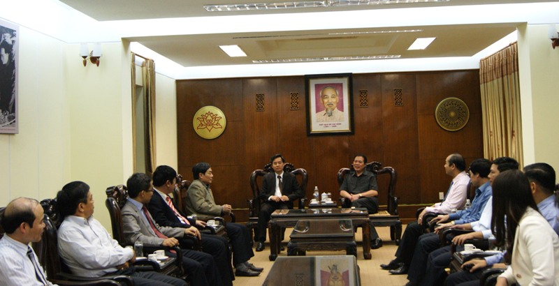 Làm việc với Thường trực Tỉnh ủy Thái Nguyên.