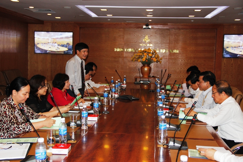 Đồng chí Bí thư Đảng ủy Khối phát biểu chỉ đạo tại buổi làm việc