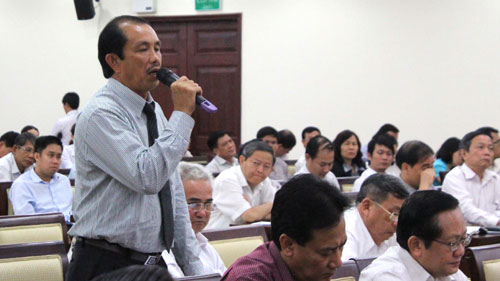 Các cử tri doanh nhân cũng nêu lên rất nhiều khó khăn