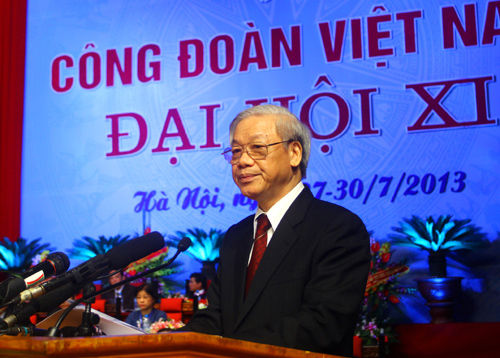 Tổng Bí thư Nguyễn Phú Trọng phát biểu chỉ đạo Đại hội