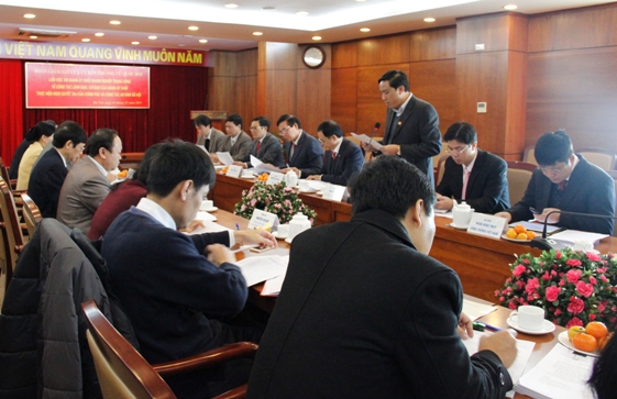 Toàn cảnh buổi làm việc