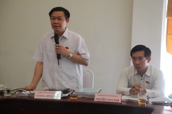 Trưởng Ban Kinh tế Trung ương Vương Đình Huệ