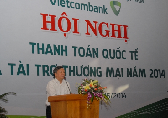 Chủ tịch HĐQT Nguyễn Hòa Bình phát biểu tại Hội nghị