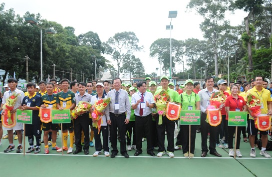 Các đơn vị tham gia Hội thao