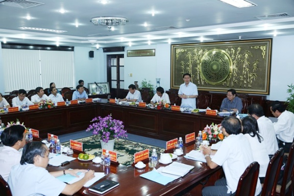 Toàn cảnh buổi làm việc