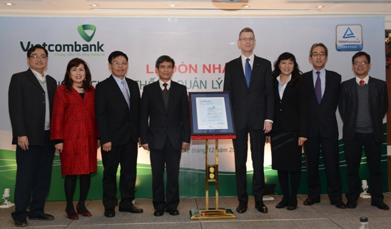 Vietcombank nhận chứng chỉ ISO/IEC 27001:2013