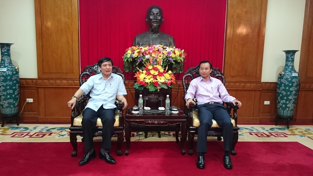 Đồng chí Bùi Văn Cường, Ủy viên dự khuyết Trung ương Đảng, Bí thư Đảng ủy Khối DNTW. 