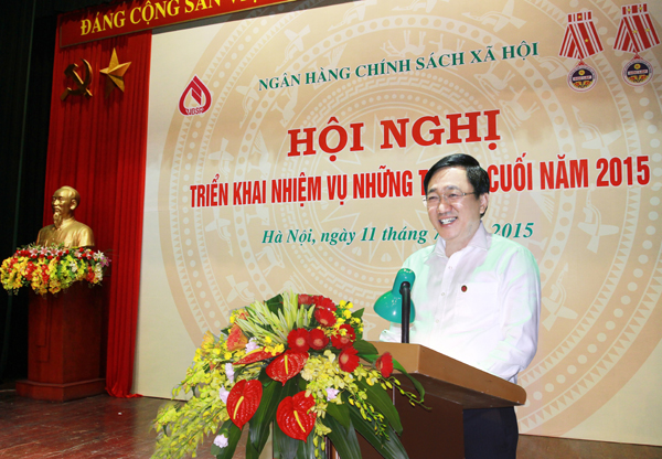 Tổng Giám đốc Dương Quyết Thắng phát biểu tại Hội nghị