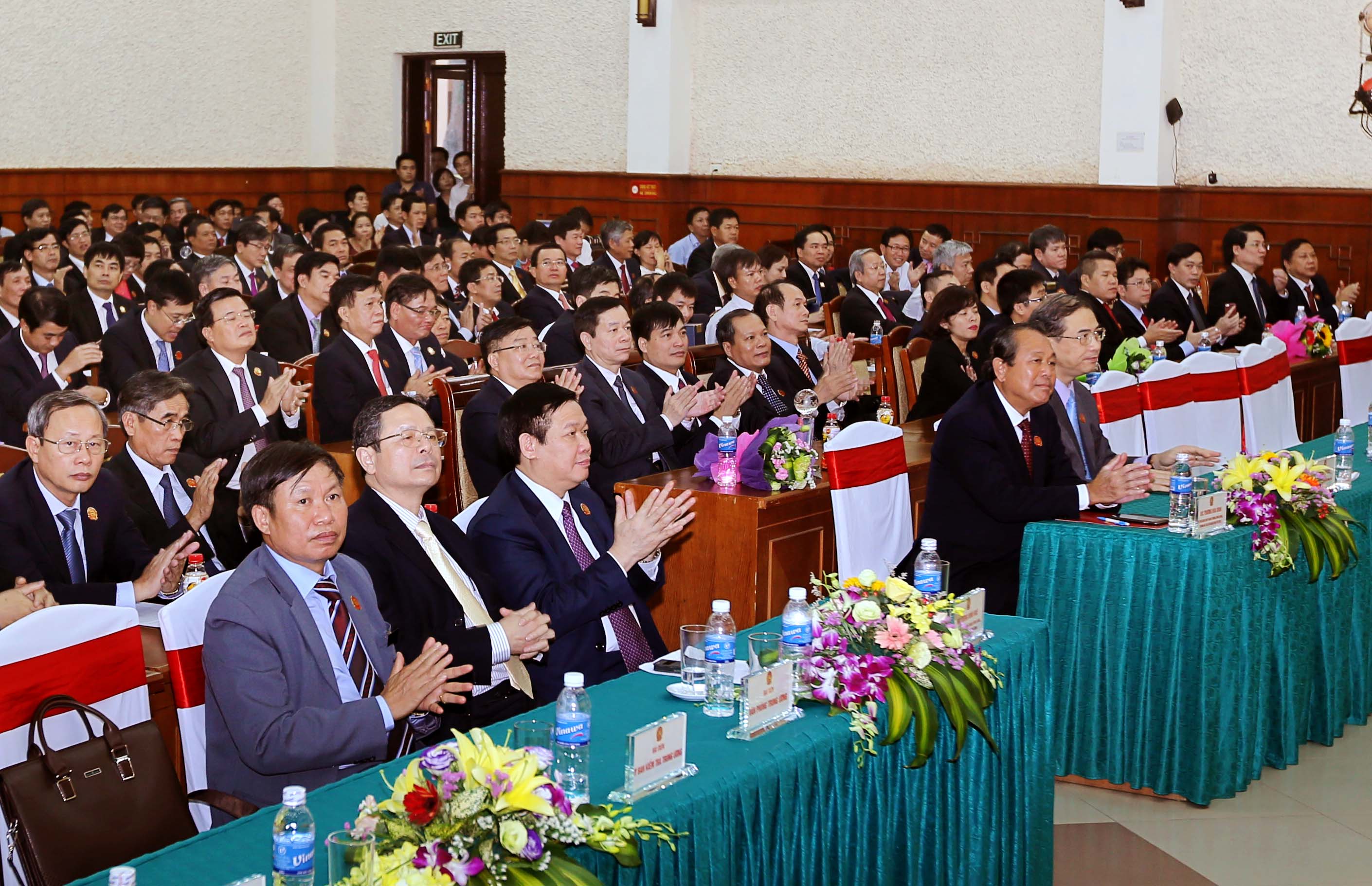 Các đại biểu dự phiên bế mạc Đại hội.