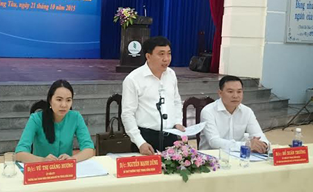 Đại diện Trung ương Đoàn và Đoàn Khối Doanh nghiệp Trung ương chủ trì Hội nghị.