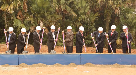 Khởi công công trình trường mầm non đạt chuẩn quốc gia xã Phú Đình