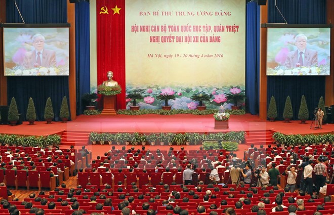 Toàn cảnh phiên khai mạc Hội nghị.