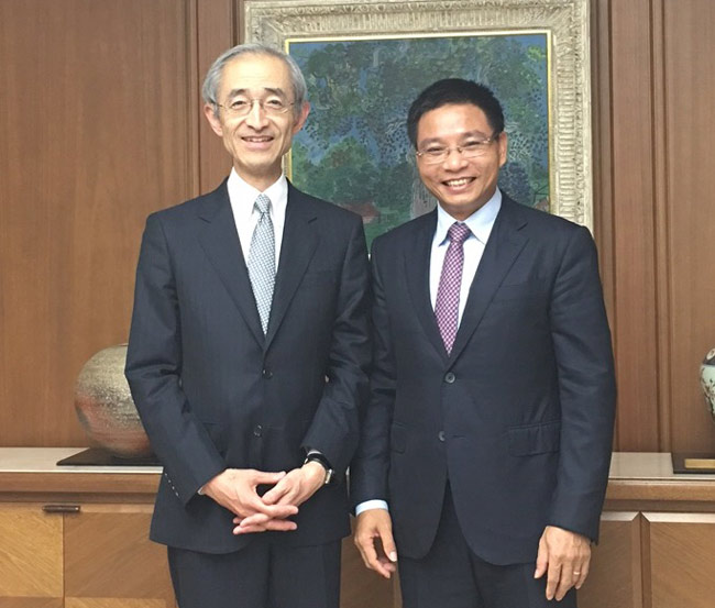 Chủ tịch HĐQT VietinBank và Chủ tịch BTMU tại buổi làm việc