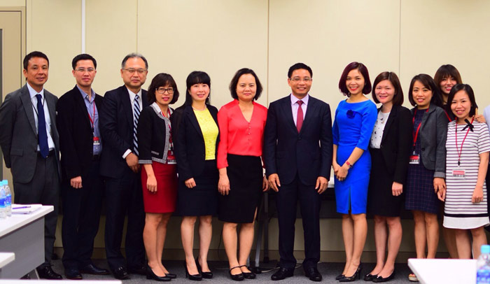 Đoàn VietinBank trong chuyến công tác tại BTMU