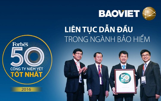 Bảo Việt khẳng định vị thế top 50 DN niêm yết tốt nhất