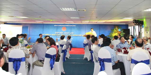 Quang cảnh buổi giao lưu.