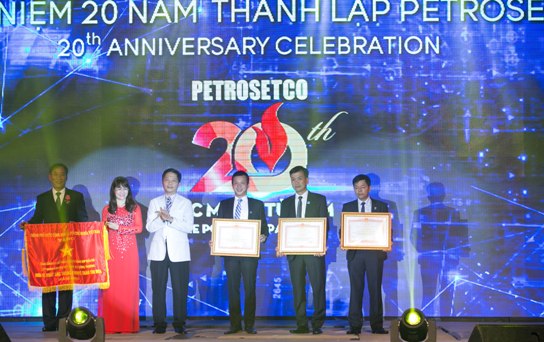 Tập thể Tổng công ty PETROSETCO và các cá nhân tiêu biểu vinh dự đón nhận Bằng khen của Thủ tướng Chính phủ