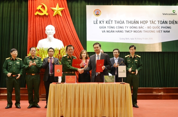 Vietcombank và TCT Đông Bắc ký thỏa thuận hợp tác toàn diện
