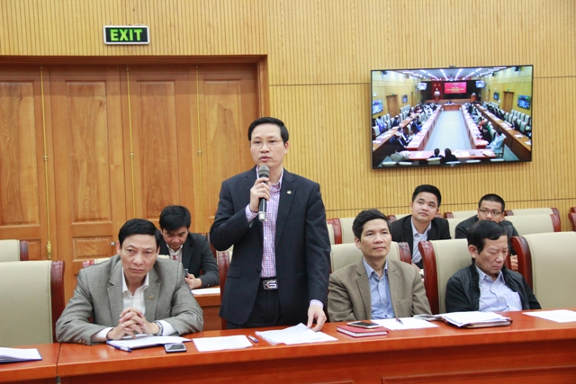 Đại biểu phản ánh tại Hội nghị.