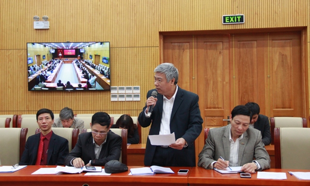 Đại biểu phản ánh tại Hội nghị.