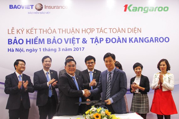 Tổng Công ty Bảo hiểm Bảo Việt và Tập đoàn Kangaroo ký hợp tác toàn diện nhằm tối ưu lợi ích khách hàng