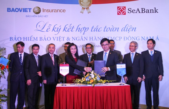 Tổng Công ty Bảo hiểm Bảo Việt và Ngân hàng SeABank ký kết Thỏa thuận hợp tác toàn diện