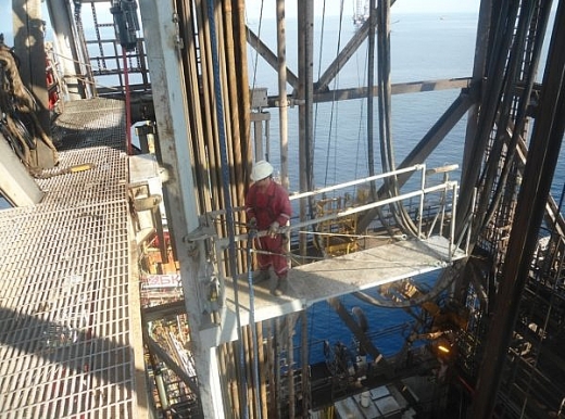 Hệ thống Casing Stabbing board trên Giàn PV Drilling III